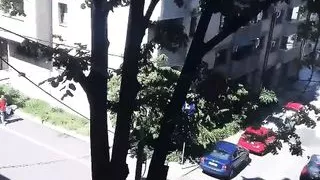 Construction breaktime 2 (risky cumshot)