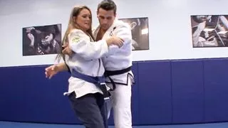 Karate girl is so pretty and has hardcore sex with her coach
