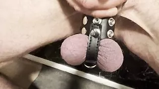 Isaac Hunt Tries Out New Ball Stretcher Cock Ring With His BWC