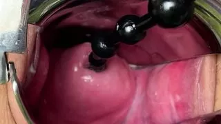 Cervix play and peehole fuck