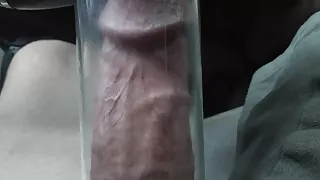 Beautiful morning big cock rock hard in the sunshine