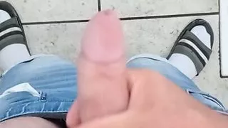 Handjob and cum