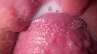 Close-up fuck with teen stepsister, amazing creamy pussy