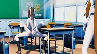 The queen of the school. Deprivation of virginity!