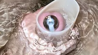 slomotion cumshot bath toy