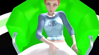 Gwen Tennyson Rubbing her Clit: Ben 10 Hentai Parody