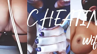 Horny MILF gives blowjob to the neighbor, sloppy and deep before letting riding him with creampie