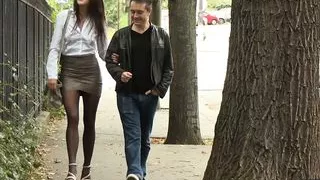 Stunning brunette Verona Sky fucked hard by a massive hard cock