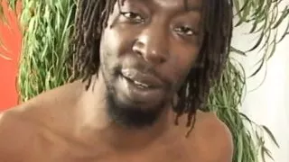 The two black friends fuck a big black cock together