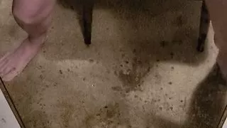 Mirror piss mess