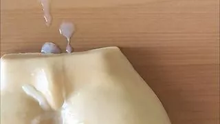 Fuck my ass with a toy and cum