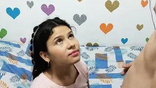 My Stepbrother Won't Let Me Do My Homework And Fucks Me Until He Cums