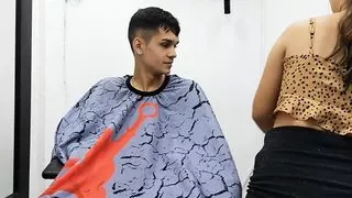 I Fuck The Girl From The Barber Shop Until I Cum On Her