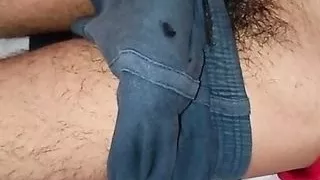 Naked guy with a Small Dick sucking with pleasure