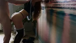 Depraved maid sucks, fucks & gets facial