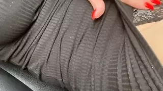 Anal masturbation with squirting