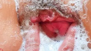 JuicyDream - Wet games in the bathtub 2 - pussy and foam