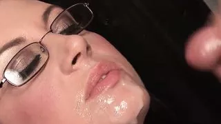 Emma Butt enjoys a threesome by shoving two cocks inside