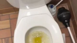 Peeing in the gas station