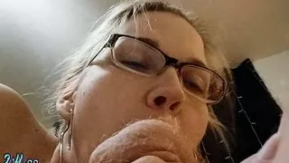 pawg bbw milf toxic lilly gives close-up blowjob  to tyson phoenix