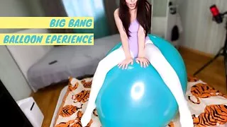 Huge balloon bang pt1 B2P for looner fetishists and for funny clips lovers