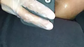 Fucked my oiled cunt with this dildo