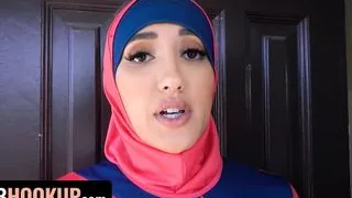 Hijab Hookup - Sexy Muslim Babe Offers Her Pussy To Landlord As Payment For Rent