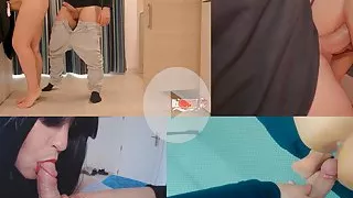 Compilation, Cumshot in mouth, facial, on body - Amateur Home Video – 50 times!