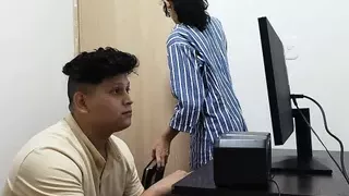 I Tell My Stepbrother To Help Me With My Laptop And He Charges Me With Hard Sex