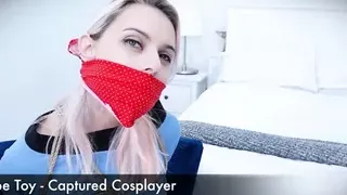 Chloe Toy - Star Trek Cosplayer in bondage (GagAttack.NL)