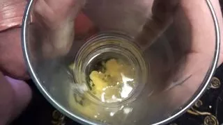 Cum Whiskey on the rocks Jizz Edition – We drink our sperm