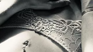 Sexy wife Katrina in B&W