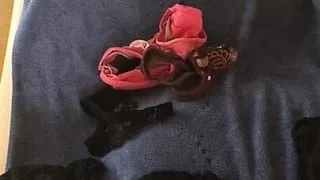 Nice cumshot on panties