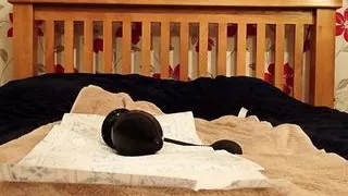 inflatable buttplug deep in the arse