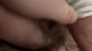 Pissing and playing with my cock in a Diaper