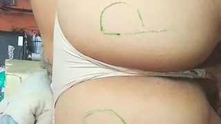 hot girl showing off