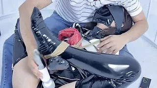 Fejira com – PVC fetish JK bondage orgasm 02