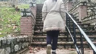 Outdoor Sex in the forest with hot girl