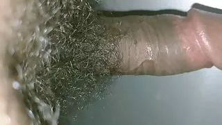 Bangladeshi boy wanks hairy dick
