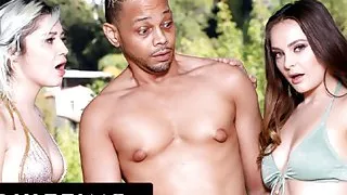 ADULT TIME - Aften Opal Teases Her Stepsister's Boyfriend With Her JUICY BUBBLE BUTT!