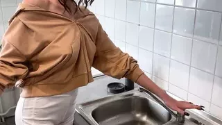 LyMia - Plumber fucks the client in all holes and cums on her face