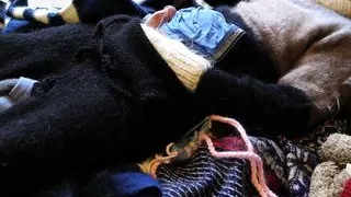 Thick Mohair sweaters, sweater jumper turtleneck fetish, cum shot, sweater bed and soft mittens with cum on underwear