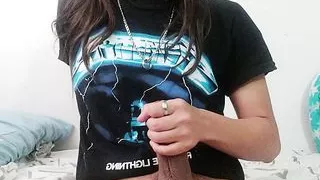 I masturbate my big penis on a holiday Monday