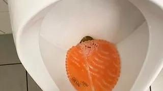 pee in the hardware store toilet