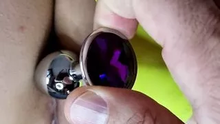 Hot amateur couple - buttplug and anal toys