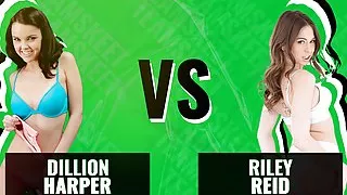 TeamSkeet - Battle Of The Babes - Riley Reid vs. Dillion Harper - Who Wins The Award?