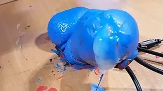 Round 2 blue – hands free cumshot