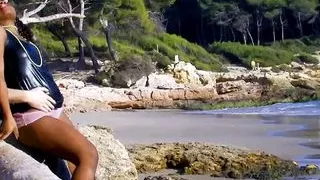 Latina Boobs - Nancy Hot Ebony Gives A Blowjob And Fucks