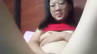 Asian alone at home – horny homemade masturbation video