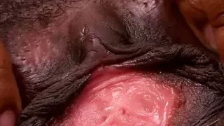 Sexy Sonia Roxxx covers her huge tits in lotion and rubs it into her tight pussy